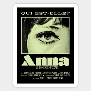 Anna-Serge Gainsbourg Anna Karina movie Magnet